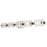 Abra Lighting JoJo 5 Light Vanity/movable Backplate, Nickel