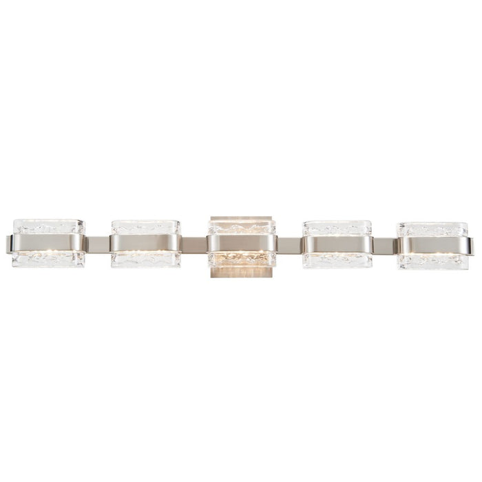 Abra Lighting JoJo 5 Light Vanity/movable Backplate, Nickel