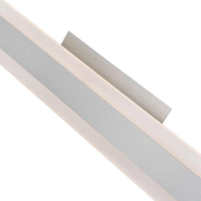 Abra Lighting Camy 1 Light 24" Solid Acrylic Vanity, Nickel