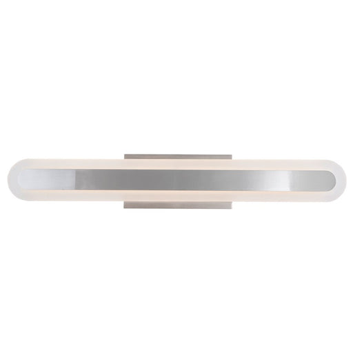 Abra Lighting Camy 1 Light 24" Solid Acrylic Vanity, Nickel