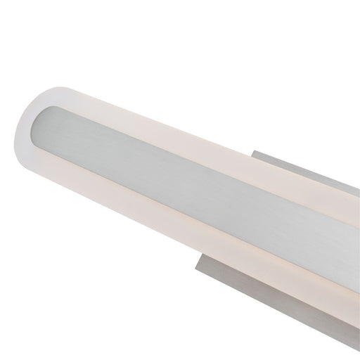 Abra Lighting Camy 1 Light 24" Solid Acrylic Vanity, Nickel