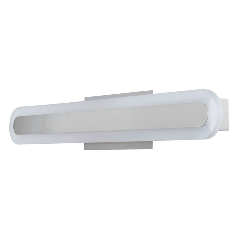 Abra Lighting Camy 1 Light 24" Solid Acrylic Vanity, Nickel