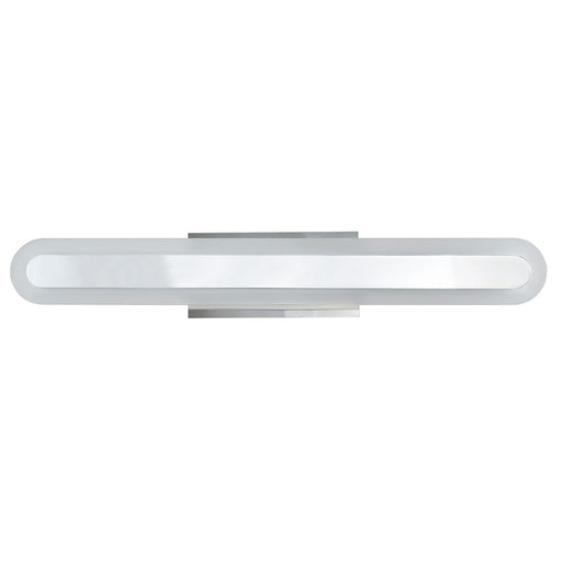 Abra Lighting Camy 1 Light 24" Solid Acrylic Vanity, Chrome