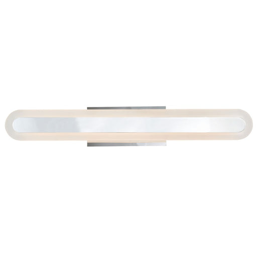 Abra Lighting Camy 1 Light 24" Solid Acrylic Vanity, Chrome