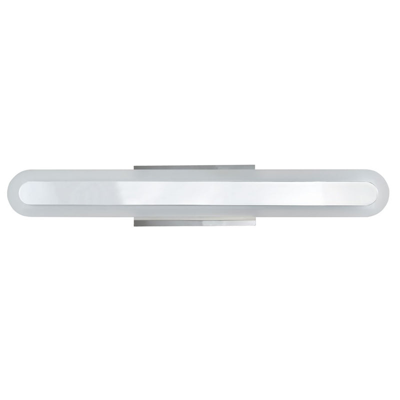 Abra Lighting Camy 1 Light 24" Solid Acrylic Vanity, Chrome