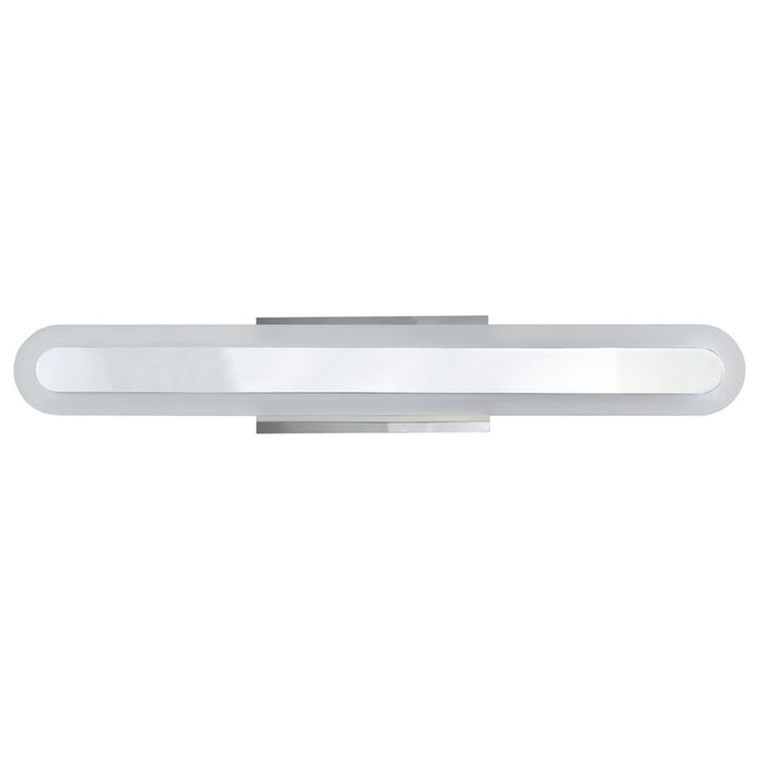 Abra Lighting Camy 1 Light 24" Solid Acrylic Vanity, Chrome
