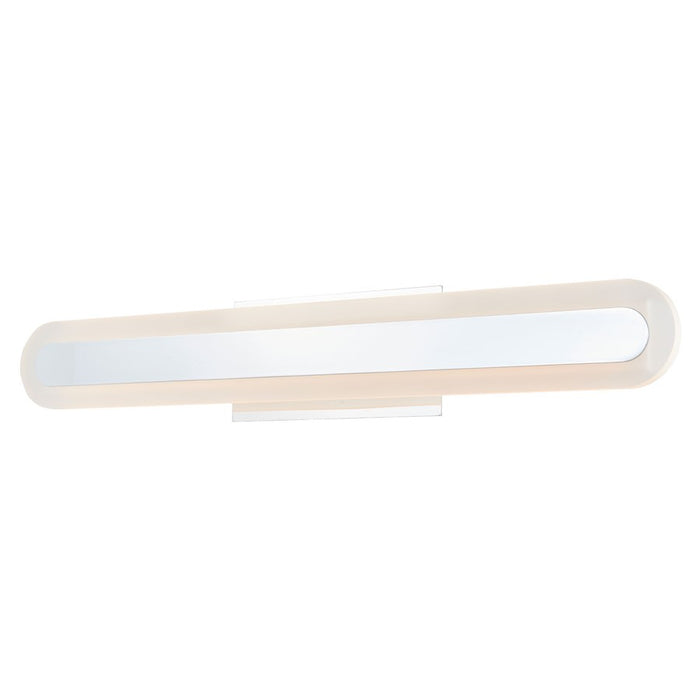 Abra Lighting Camy 1 Light 24" Solid Acrylic Vanity, Chrome