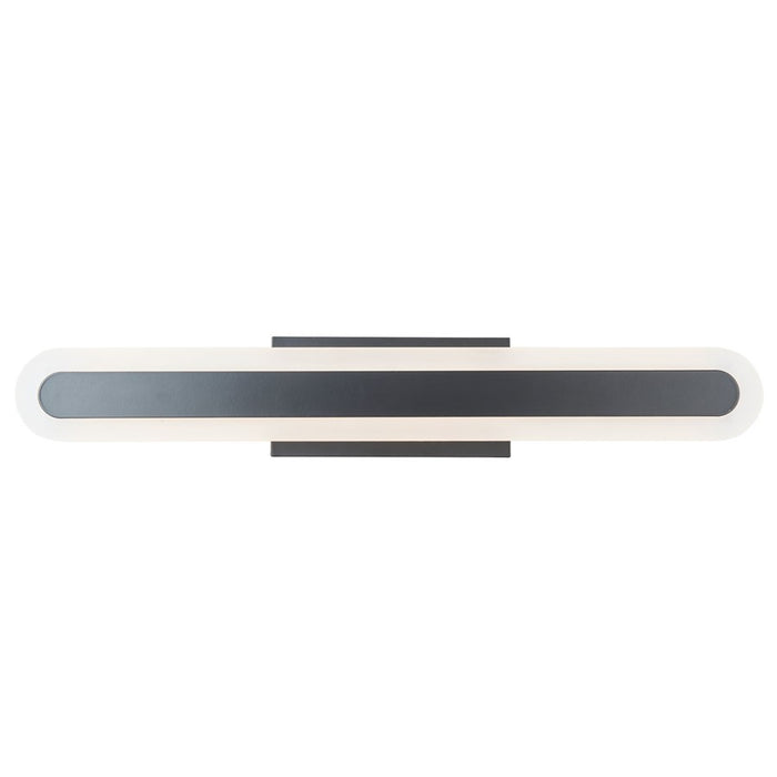 Abra Lighting Camy 1 Light 24" Solid Acrylic Vanity, Black