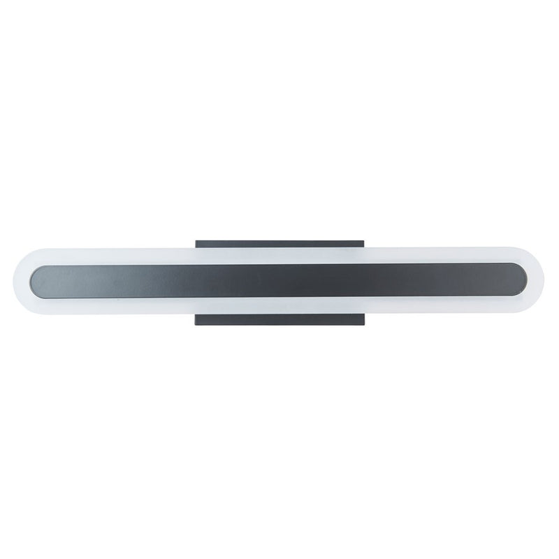 Abra Lighting Camy 1 Light 24" Solid Acrylic Vanity, Black