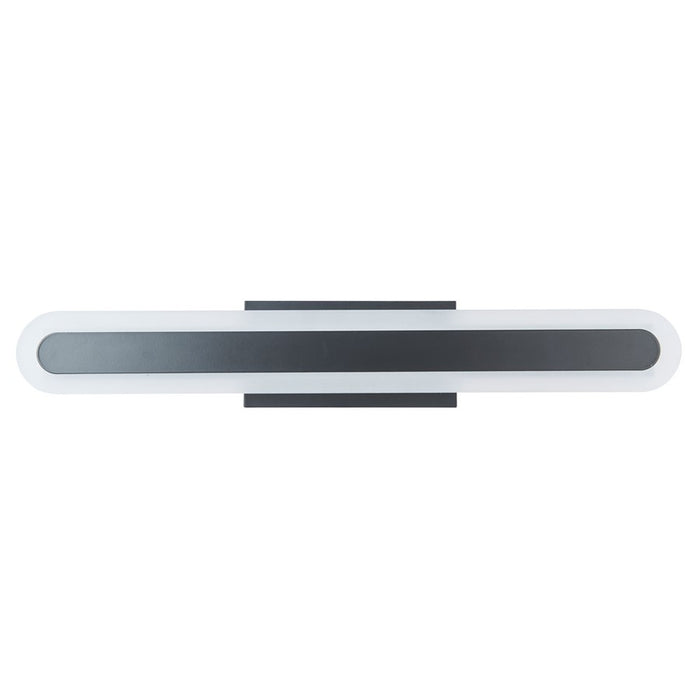 Abra Lighting Camy 1 Light 24" Solid Acrylic Vanity, Black