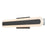 Abra Lighting Camy 1 Light 24" Solid Acrylic Vanity, Black