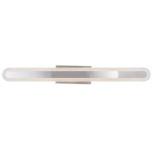 Abra Lighting Camy 1 Light 32" Solid Acrylic Vanity, Nickel