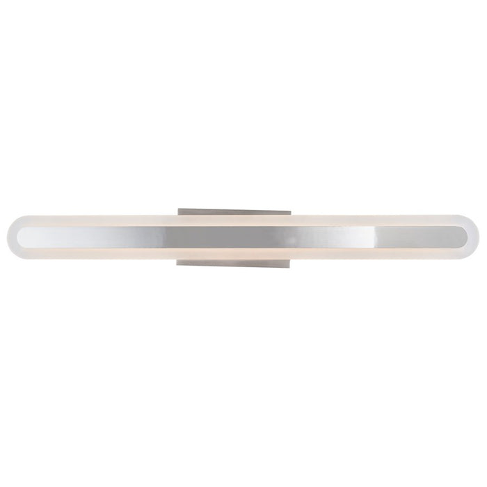 Abra Lighting Camy 1 Light 32" Solid Acrylic Vanity, Nickel