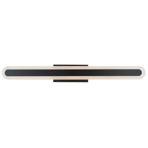 Abra Lighting Camy 1Lt 32" Solid Acrylic Vanity, Black - 20169WV-MB-CAMY