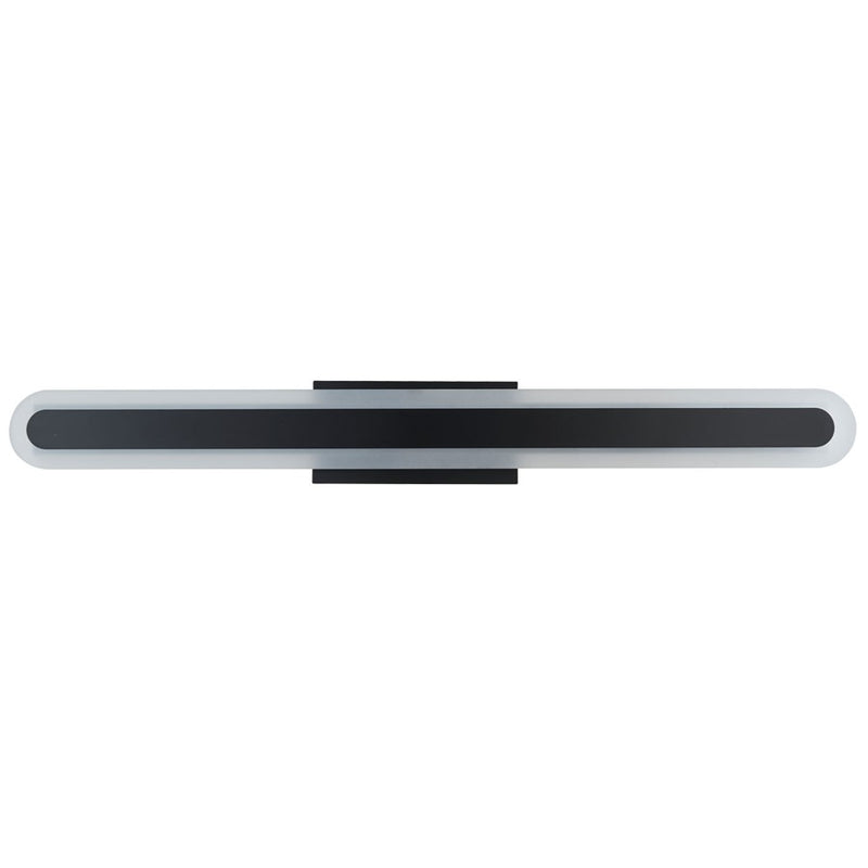 Abra Lighting Camy 1 Light 32" Solid Acrylic Vanity, Black