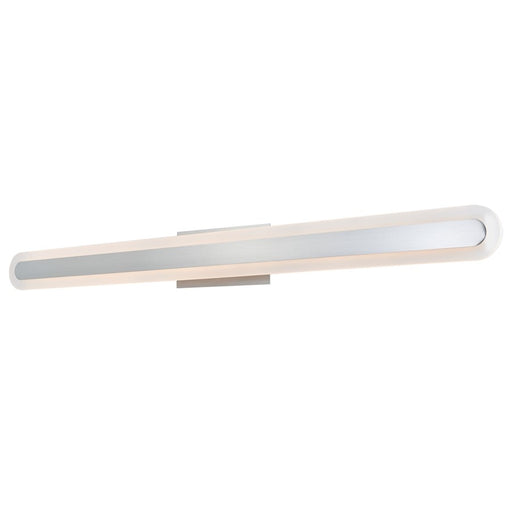 Abra Lighting Camy 1 Light 40" Solid Acrylic Vanity, Nickel