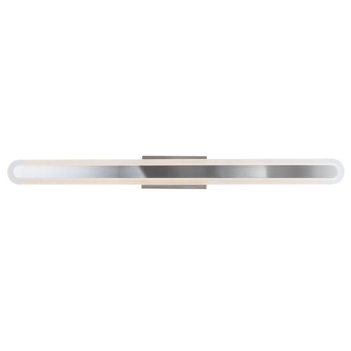 Abra Lighting Camy 1 Light 40" Solid Acrylic Vanity, Nickel