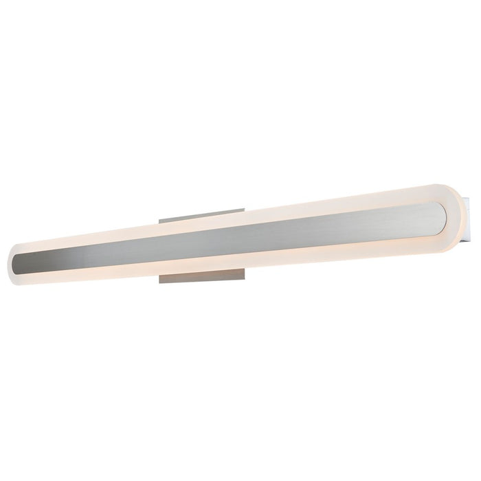 Abra Lighting Camy 1 Light 40" Solid Acrylic Vanity, Nickel