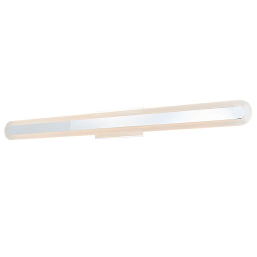 Abra Lighting Camy 1 Light 40" Solid Acrylic Vanity, Chrome