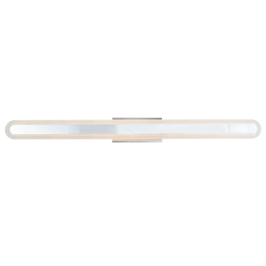 Abra Lighting Camy 1 Light 40" Solid Acrylic Vanity, Chrome