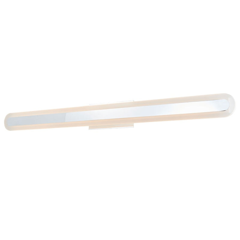 Abra Lighting Camy 1 Light 40" Solid Acrylic Vanity, Chrome
