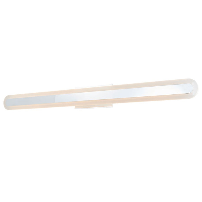 Abra Lighting Camy 1 Light 40" Solid Acrylic Vanity, Chrome