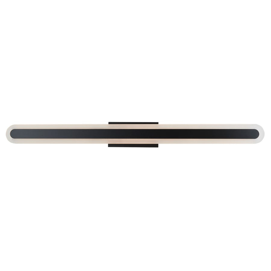 Abra Lighting Camy 1 Light 40" Solid Acrylic Vanity, Black