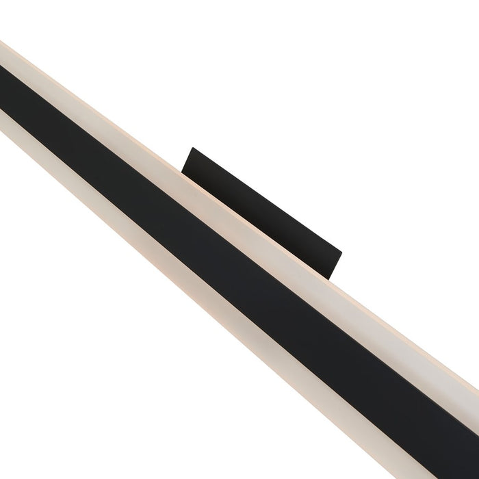 Abra Lighting Camy 1 Light 40" Solid Acrylic Vanity, Black