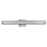 Abra Lighting Macie 1 Light 24" Ribbed Square Vanity, Nickel