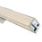Abra Lighting Macie 1 Light 24" Ribbed Square Vanity, Nickel