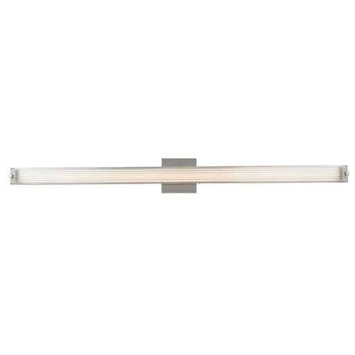 Abra Lighting Macie 1 Light 40" Ribbed Square Vanity, Chrome