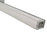 Abra Lighting Macie 1 Light 40" Ribbed Square Vanity, Chrome