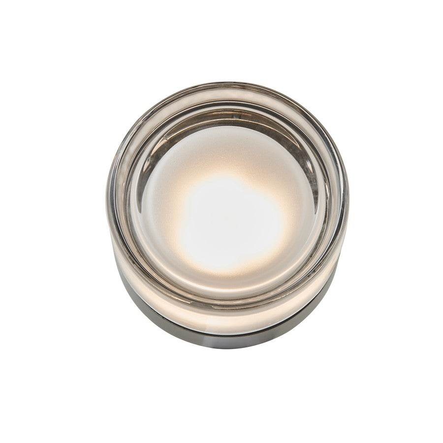 Abra Lighting Elf 1 Light Indented Solid Wall/Ceiling, Aluminum