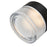 Abra Lighting Elf 1 Light Indented Solid Wall/Ceiling, BK