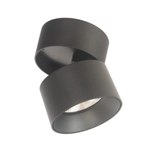 Abra Lighting Arc 1 Light Rotating/Pivoting Spotlight, Black