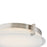 Abra Lighting Matrix 2 Light Flat Round Flushmount, Nickel