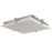 Abra Lighting Matrix 1 Light 12" Flat Square Flushmount, Nickel