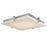 Abra Lighting Matrix 1 Light 12" Flat Square Flushmount, Nickel