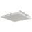 Abra Lighting Matrix 1 Light 12" Flat Square Flushmount, Chrome