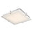Abra Lighting Matrix 1 Light 12" Flat Square Flushmount, Chrome