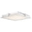 Abra Lighting Matrix 1 Light 15" Flat Square Flushmount, Chrome