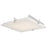 Abra Lighting Matrix 1 Light 15" Flat Square Flushmount, Chrome