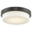 Abra Lighting Step 1 Light 13" Stepped Opal Flushmount, Bronze