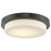 Abra Lighting Step 1 Light 16" Stepped Opal Flushmount, Bronze