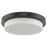 Abra Lighting Step 1 Light 16" Stepped Opal Flushmount, Bronze