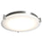 Abra Lighting Matrix 1 Light 18" Flat Round Flushmount, Nickel