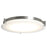 Abra Lighting Matrix 1 Light 18" Flat Round Flushmount, Nickel