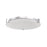 Abra Lighting Matrix 1 Light 18" Flat Round Flushmount, Chrome