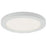 Abra Lighting Trix 1Lt 7.25" Slim Disc Flushmount, White - 30020FM-WH-TRIX
