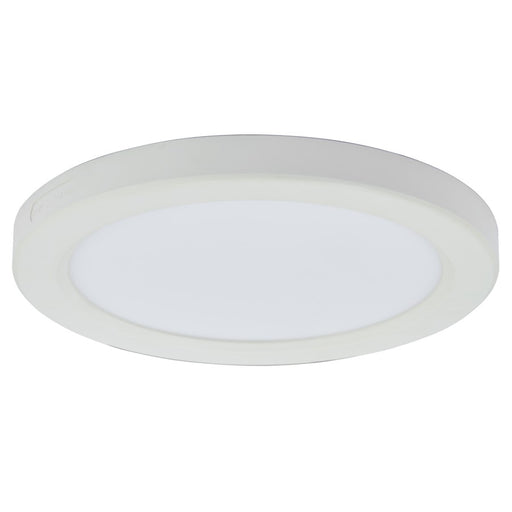 Abra Lighting Trix 1 Light 7.25" Slim Disc Flushmount, White
